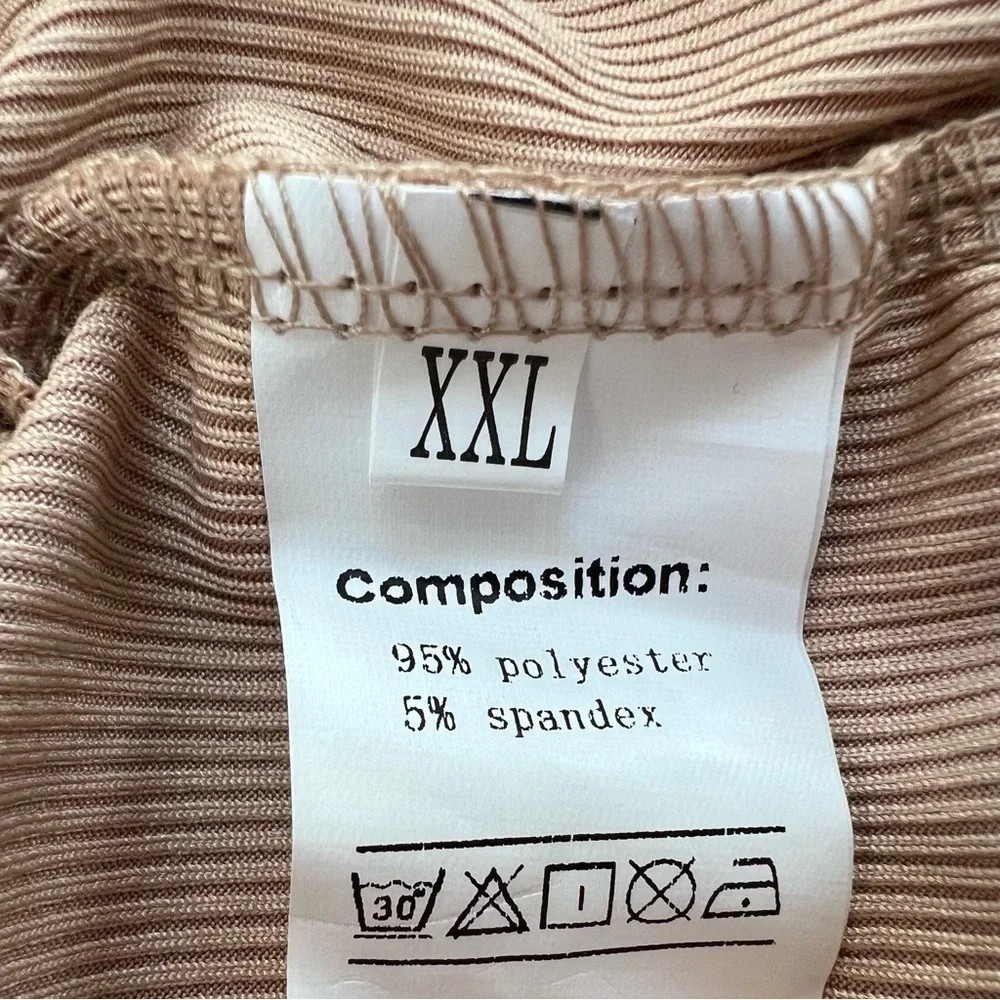 NWT 2 Piece Khaki Comfy Casual Outfit, Pants and Shirt - Picture 8 of 10